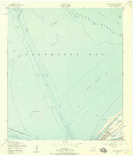 Port Bolivar Texas Historical topographic map, 1:24000 scale, 7.5 X 7.5 Minute, Year 1954
