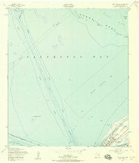 Port Bolivar Texas Historical topographic map, 1:24000 scale, 7.5 X 7.5 Minute, Year 1954