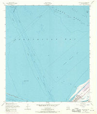 Port Bolivar Texas Historical topographic map, 1:24000 scale, 7.5 X 7.5 Minute, Year 1954