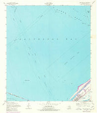 Port Bolivar Texas Historical topographic map, 1:24000 scale, 7.5 X 7.5 Minute, Year 1954