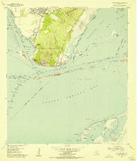 Port Ingleside Texas Historical topographic map, 1:24000 scale, 7.5 X 7.5 Minute, Year 1954