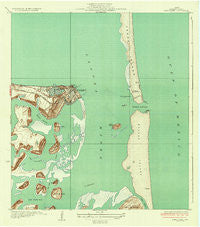 Port Isabel Texas Historical topographic map, 1:31680 scale, 7.5 X 7.5 Minute, Year 1934