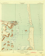 Port Isabel Texas Historical topographic map, 1:31680 scale, 7.5 X 7.5 Minute, Year 1934