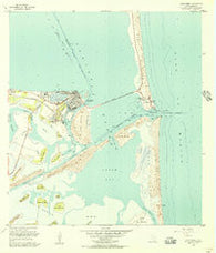 Port Isabel Texas Historical topographic map, 1:24000 scale, 7.5 X 7.5 Minute, Year 1955