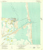 Port Isabel Texas Historical topographic map, 1:24000 scale, 7.5 X 7.5 Minute, Year 1955