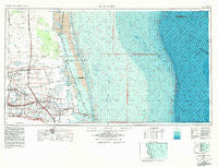 Port Isabel Texas Historical topographic map, 1:250000 scale, 1 X 2 Degree, Year 1956