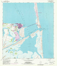 Port Isabel Texas Historical topographic map, 1:24000 scale, 7.5 X 7.5 Minute, Year 1955