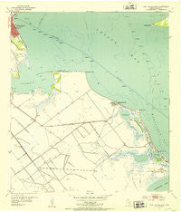 Port Lavaca East Texas Historical topographic map, 1:24000 scale, 7.5 X 7.5 Minute, Year 1952