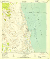 Port Mansfield Texas Historical topographic map, 1:24000 scale, 7.5 X 7.5 Minute, Year 1952