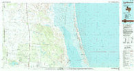 Port Mansfield Texas Historical topographic map, 1:100000 scale, 30 X 60 Minute, Year 1985