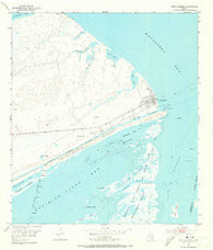 Port O'Connor Texas Historical topographic map, 1:24000 scale, 7.5 X 7.5 Minute, Year 1952