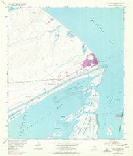 Port O'Connor Texas Historical topographic map, 1:24000 scale, 7.5 X 7.5 Minute, Year 1952