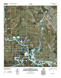 Port Acres Texas Historical topographic map, 1:24000 scale, 7.5 X 7.5 Minute, Year 2010