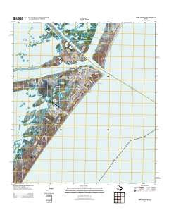 Port Aransas Texas Historical topographic map, 1:24000 scale, 7.5 X 7.5 Minute, Year 2013