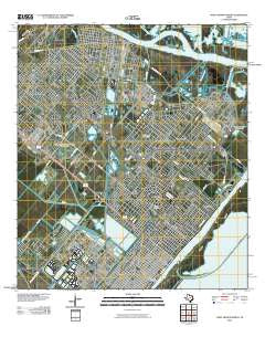 Port Arthur North Texas Historical topographic map, 1:24000 scale, 7.5 X 7.5 Minute, Year 2010