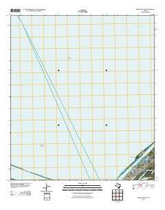 Port Bolivar Texas Historical topographic map, 1:24000 scale, 7.5 X 7.5 Minute, Year 2010