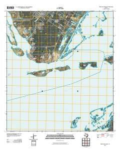 Port Ingleside Texas Historical topographic map, 1:24000 scale, 7.5 X 7.5 Minute, Year 2010