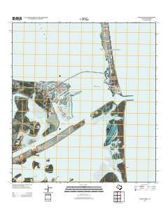 Port Isabel Texas Historical topographic map, 1:24000 scale, 7.5 X 7.5 Minute, Year 2013