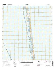 Port Isabel NW Texas Current topographic map, 1:24000 scale, 7.5 X 7.5 Minute, Year 2016