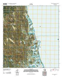 Port Mansfield Texas Historical topographic map, 1:24000 scale, 7.5 X 7.5 Minute, Year 2010
