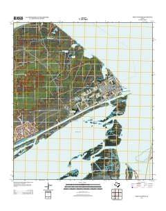 Port O'Connor Texas Historical topographic map, 1:24000 scale, 7.5 X 7.5 Minute, Year 2013