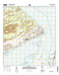 Port O'Connor Texas Current topographic map, 1:24000 scale, 7.5 X 7.5 Minute, Year 2016