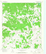 Porter Springs Texas Historical topographic map, 1:24000 scale, 7.5 X 7.5 Minute, Year 1964