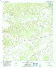 Porter Springs Texas Historical topographic map, 1:24000 scale, 7.5 X 7.5 Minute, Year 1964
