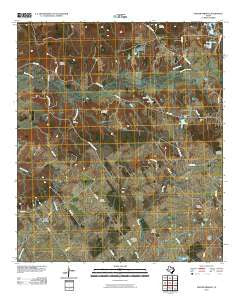 Porter Springs Texas Historical topographic map, 1:24000 scale, 7.5 X 7.5 Minute, Year 2010