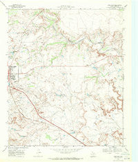 Post East Texas Historical topographic map, 1:24000 scale, 7.5 X 7.5 Minute, Year 1969