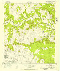 Post Oak Mountain Texas Historical topographic map, 1:24000 scale, 7.5 X 7.5 Minute, Year 1947