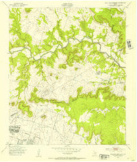 Post Oak Mountain Texas Historical topographic map, 1:24000 scale, 7.5 X 7.5 Minute, Year 1947