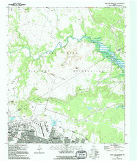 Post Oak Mountain Texas Historical topographic map, 1:24000 scale, 7.5 X 7.5 Minute, Year 1994