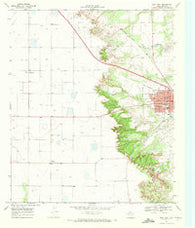 Post West Texas Historical topographic map, 1:24000 scale, 7.5 X 7.5 Minute, Year 1969