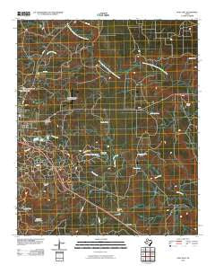 Post East Texas Historical topographic map, 1:24000 scale, 7.5 X 7.5 Minute, Year 2010