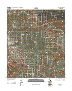 Post East Texas Historical topographic map, 1:24000 scale, 7.5 X 7.5 Minute, Year 2012