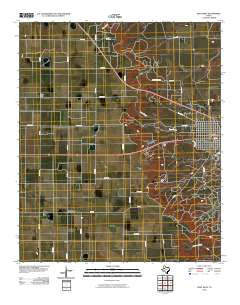 Post West Texas Historical topographic map, 1:24000 scale, 7.5 X 7.5 Minute, Year 2010