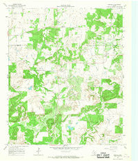 Postoak Texas Historical topographic map, 1:24000 scale, 7.5 X 7.5 Minute, Year 1964