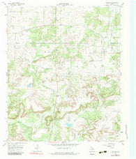 Postoak Texas Historical topographic map, 1:24000 scale, 7.5 X 7.5 Minute, Year 1964