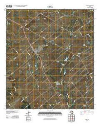 Poth Texas Historical topographic map, 1:24000 scale, 7.5 X 7.5 Minute, Year 2010