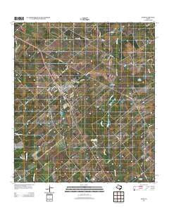 Poth Texas Historical topographic map, 1:24000 scale, 7.5 X 7.5 Minute, Year 2013