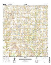 Poth Texas Current topographic map, 1:24000 scale, 7.5 X 7.5 Minute, Year 2016