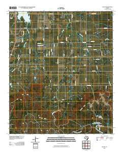Potosi Texas Historical topographic map, 1:24000 scale, 7.5 X 7.5 Minute, Year 2010