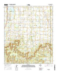 Potosi Texas Current topographic map, 1:24000 scale, 7.5 X 7.5 Minute, Year 2016