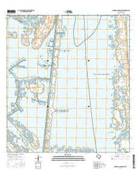 Potrero Lopeno NW Texas Current topographic map, 1:24000 scale, 7.5 X 7.5 Minute, Year 2016