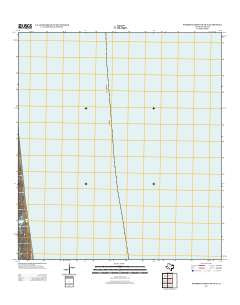 Potrero Lopeno NW OE E Texas Historical topographic map, 1:24000 scale, 7.5 X 7.5 Minute, Year 2013