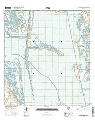 Potrero Lopeno SW Texas Current topographic map, 1:24000 scale, 7.5 X 7.5 Minute, Year 2016