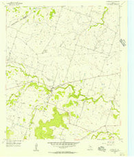 Pottsville Texas Historical topographic map, 1:24000 scale, 7.5 X 7.5 Minute, Year 1956