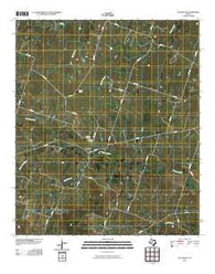 Pottsville Texas Historical topographic map, 1:24000 scale, 7.5 X 7.5 Minute, Year 2010