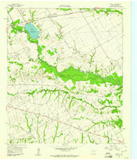 Powell Texas Historical topographic map, 1:24000 scale, 7.5 X 7.5 Minute, Year 1959